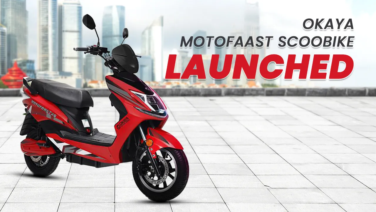 Okaya Launches Futuristic Motofaast Scoobike E Scooter With Km