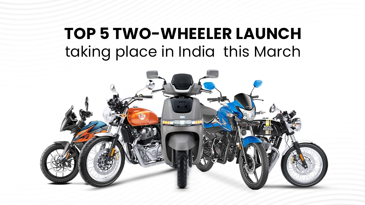 Top 5 two-wheeler launch taking place in India this March