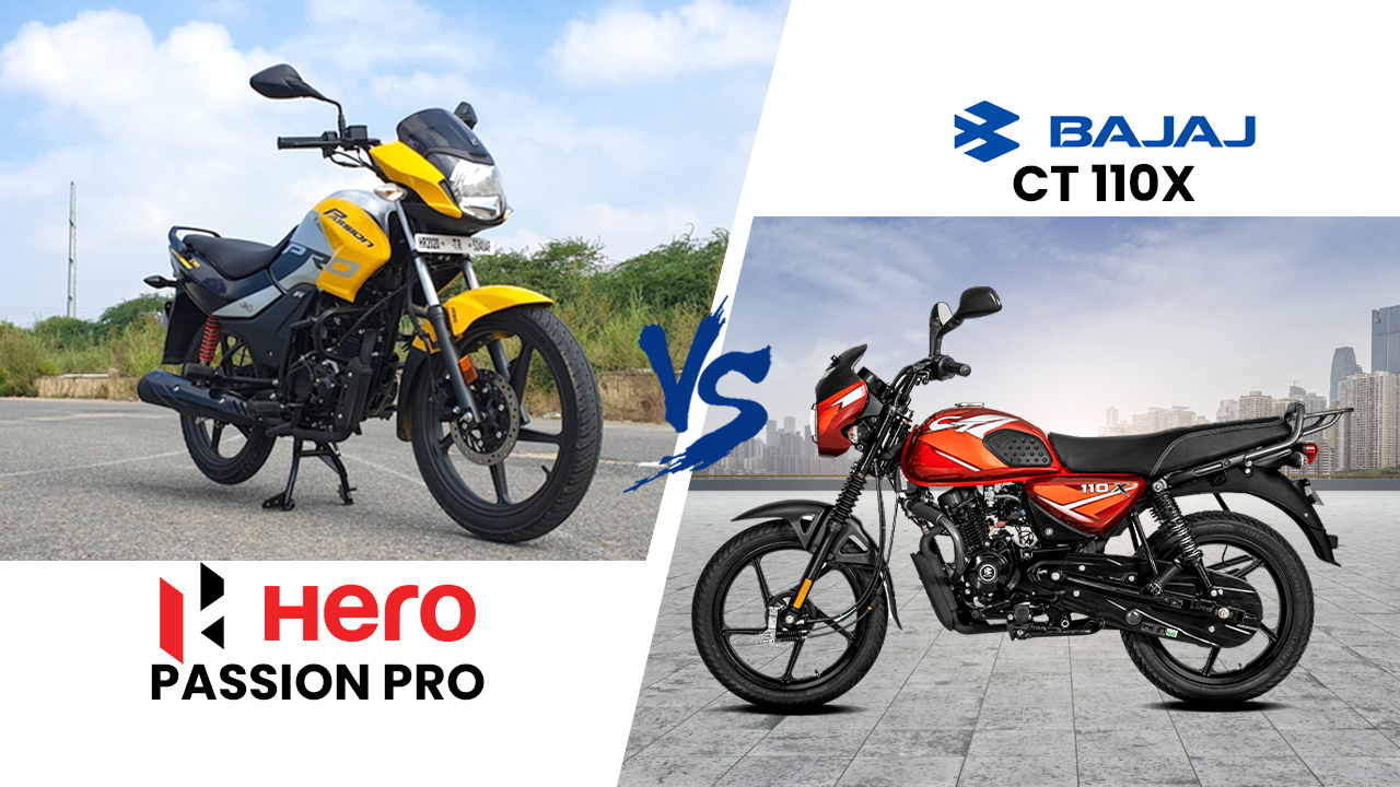 Hero Passion Pro vs Bajaj CT 110X: Battle of the 110cc commuters