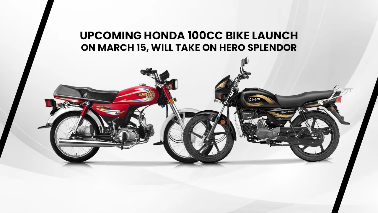Upcoming Honda 100cc bike launch on March 15, will take on Hero Splendor