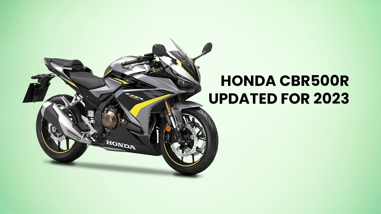 Honda CBR500R updated for 2023, gets new colour schemes