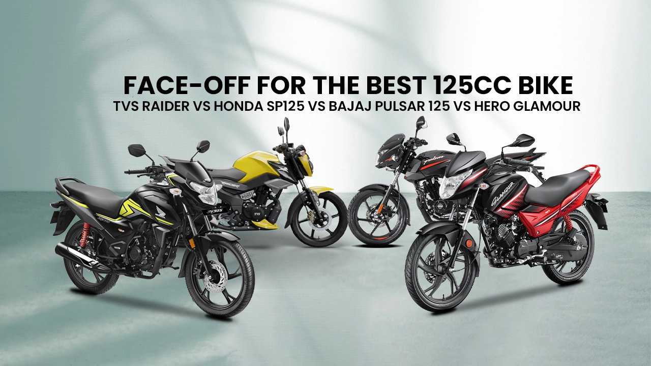 Face-off for the best 125cc bike: TVS Raider vs Honda SP125 vs Bajaj Pulsar 125 vs Hero Glamour