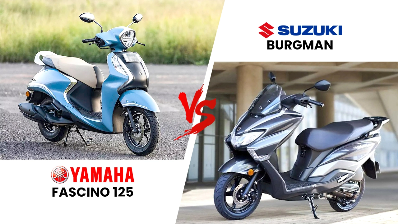 Suzuki Burgman vs Yamaha Fascino 125: Battle Of The Japanese 125cc Scooters!