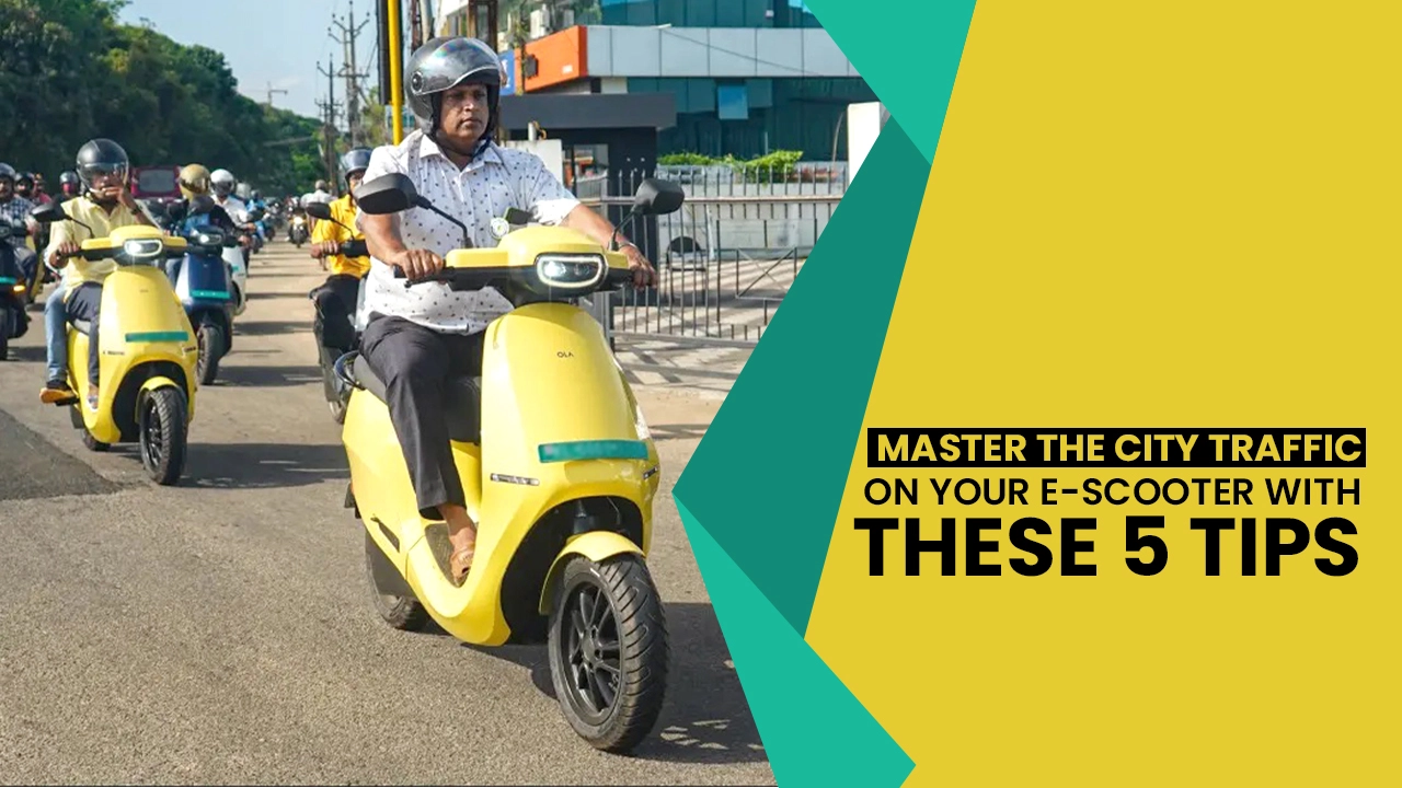 Top 5 Tips To Sail Through The City Traffic Safely On Your Electric Scooter