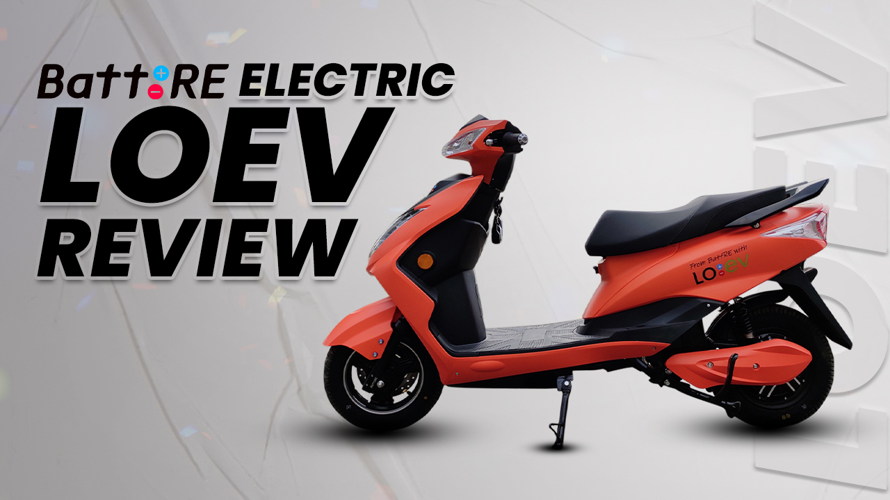 BattRE Electric LoEV Review: It’s One Good-looking scooter!