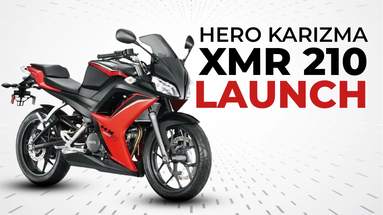 Hero Karizma XMR 210 launch to take place on August 29