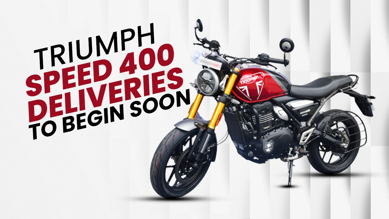 Triumph Speed 400 Deliveries To Begin Soon, As Bikes Reach Dealerships