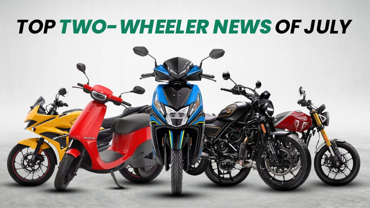 Monthly Rewind: Top Two-wheeler News of July 2023