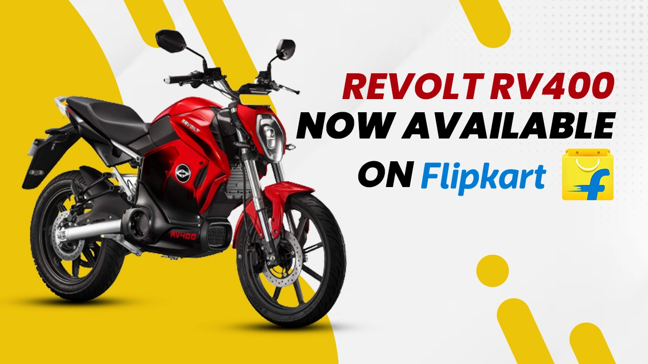 Revolt RV400 Now Available On Flipkart