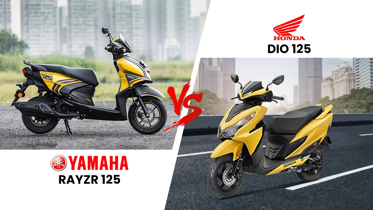Honda Dio 125 vs Yamaha Ray ZR 125: Sporty 125cc Scooters Compared