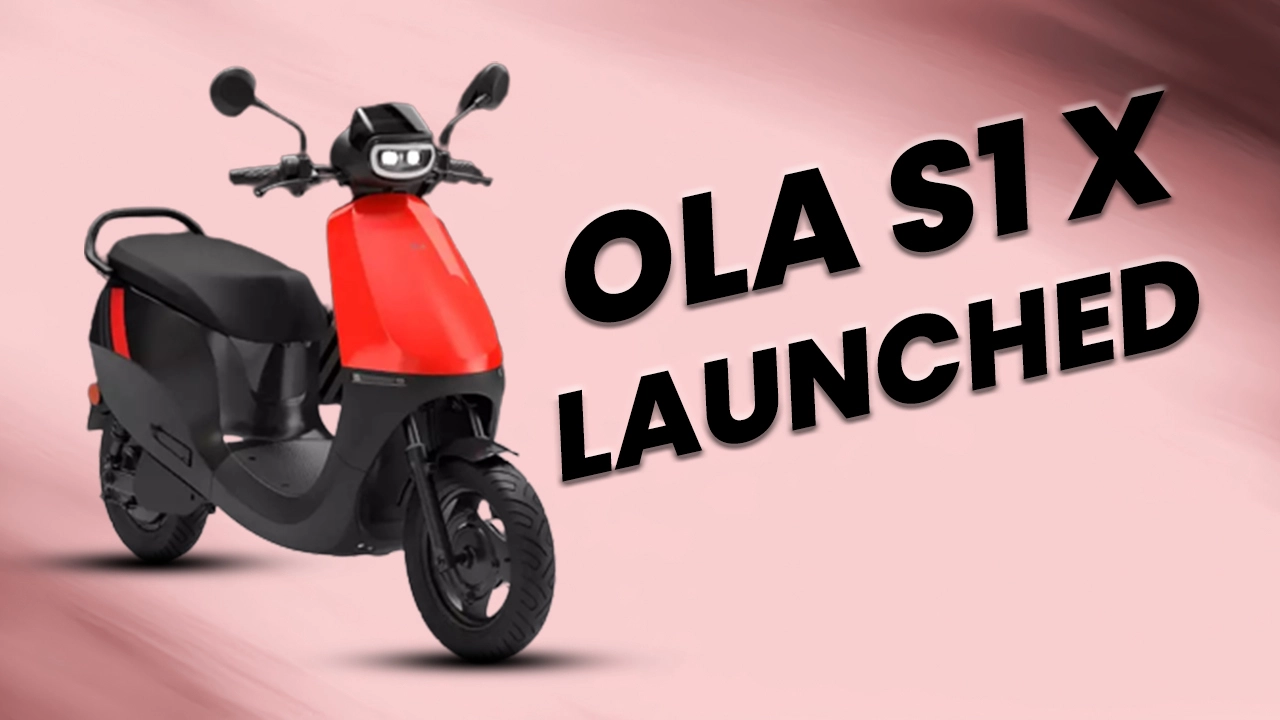 Ola S1 X launched in India at Rs 89,999
