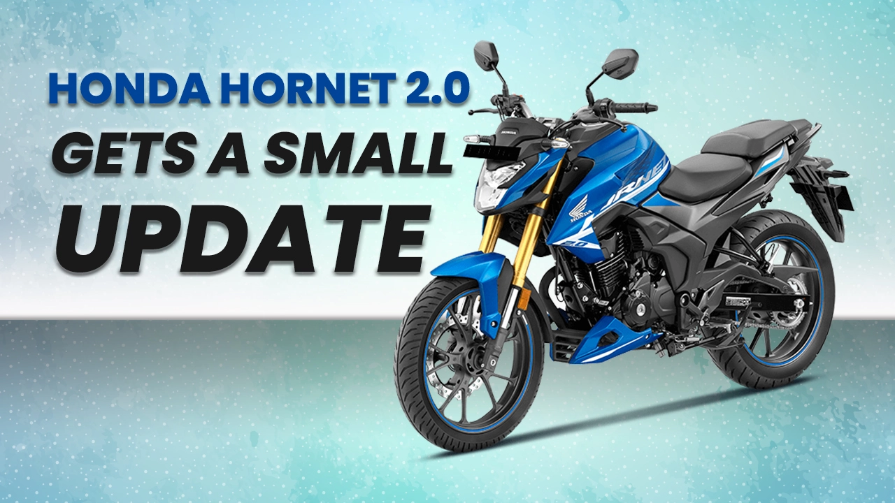 Honda Hornet 2.0 Gets A Small Update