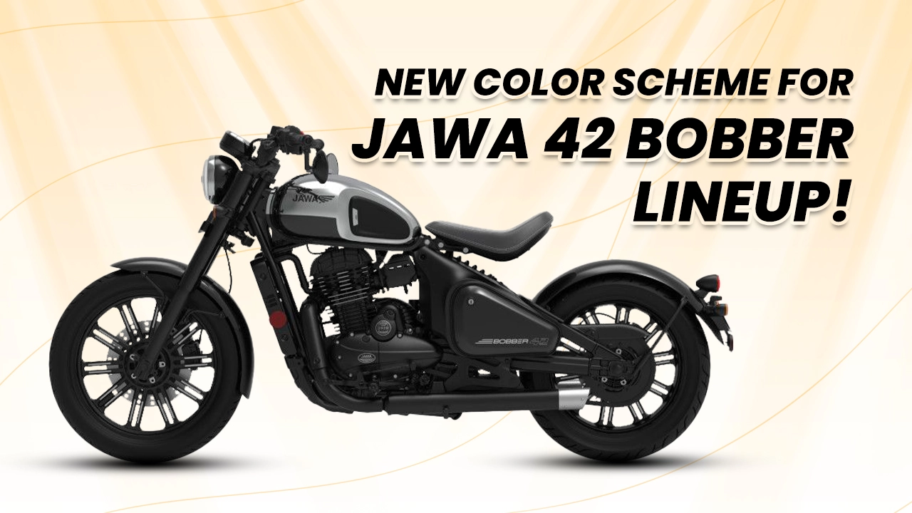 New colour scheme introduced for Jawa 42 Bobber lineup, priced at Rs 2.25 lakh
