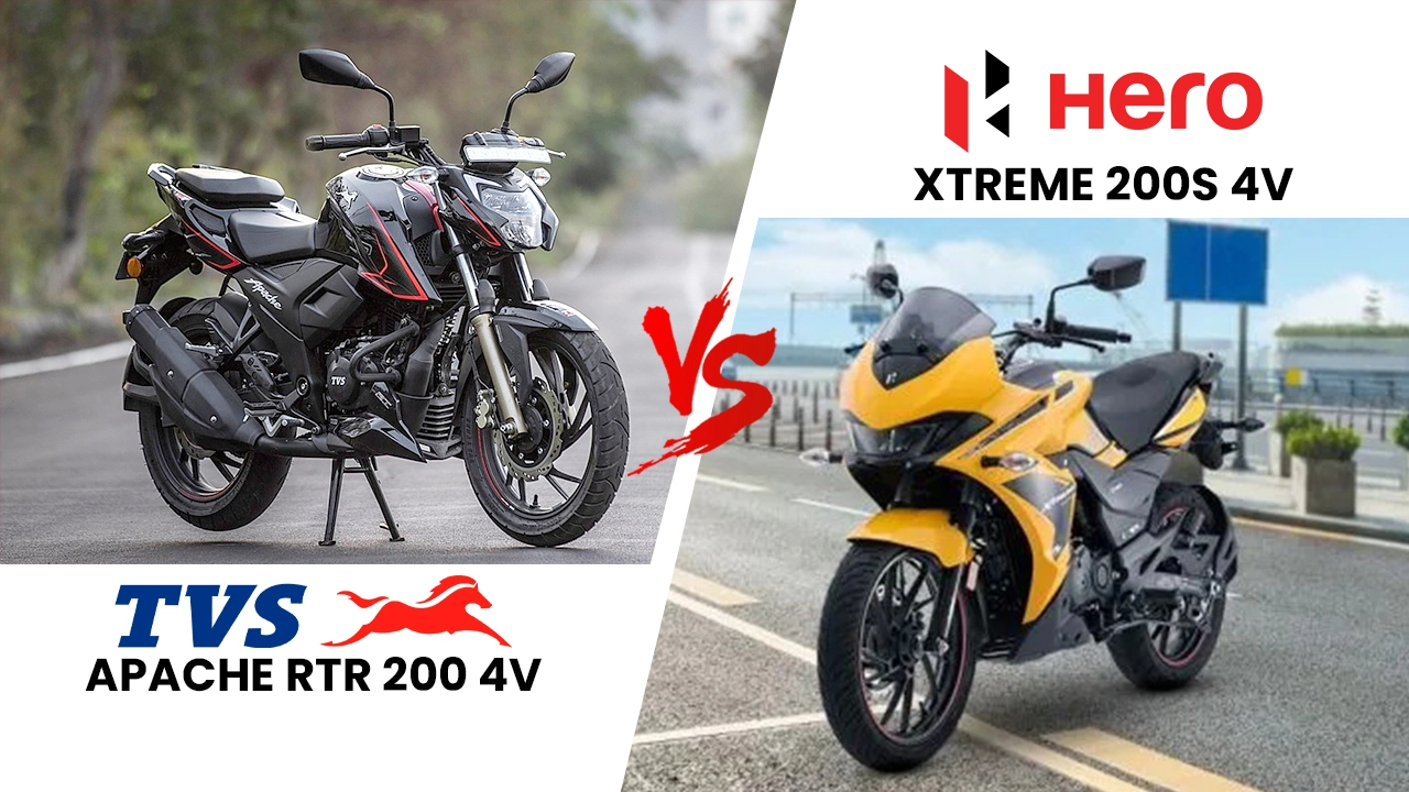 Hero Xtreme 200S 4V vs TVS Apache RTR 200 4V