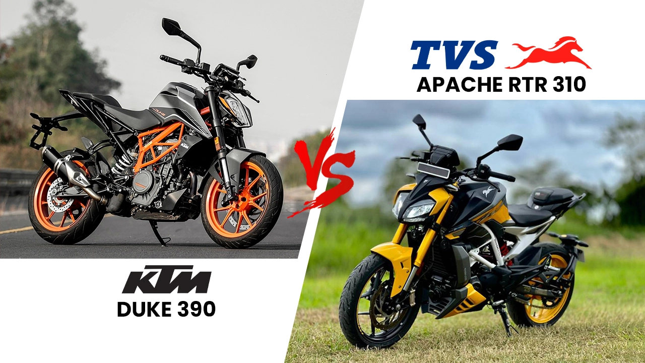 TVS Apache RTR 310 vs KTM Duke 390: Compared