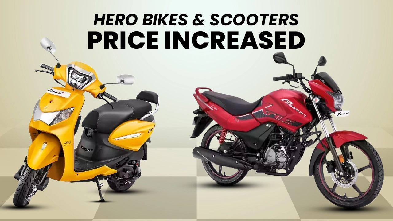 Hero MotoCorp Bikes and Scooters Price Set To Surge From Tuesday