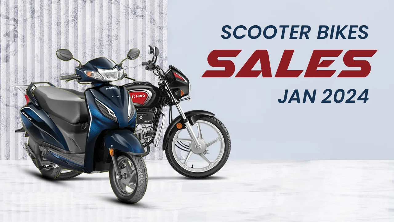 January 2024 Two wheelers Sales Out Splendor and Activa Maintain Top Spots