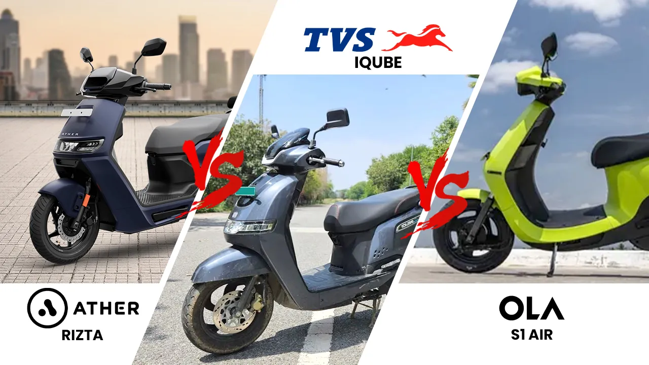 Ather Rizta Vs Ola S1 Air Vs Tvs Iqube Mega Electric Scooter Comparison 7951