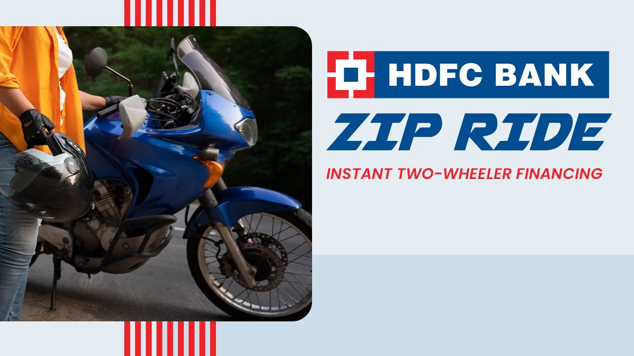 Exploring instant motorcycle financing with HDFC Zip Ride.