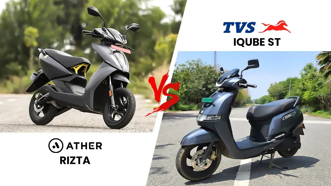 Ather Rizta vs TVS iQube ST: Best Family EV Scooter 2025?